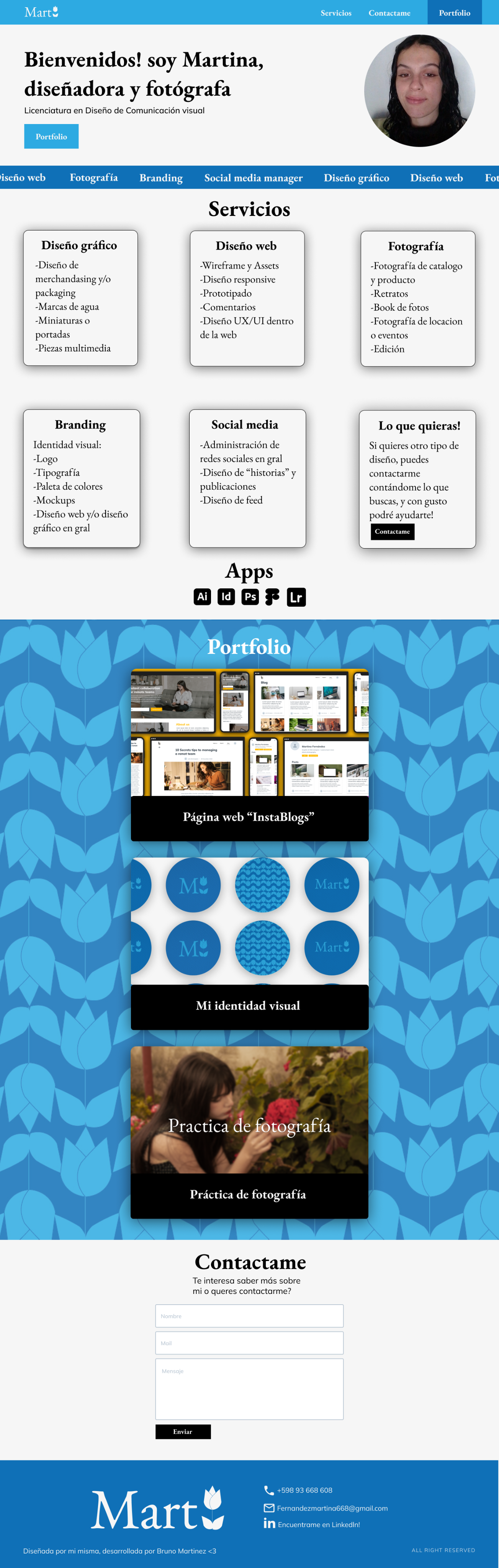 Portfolio “Mart”